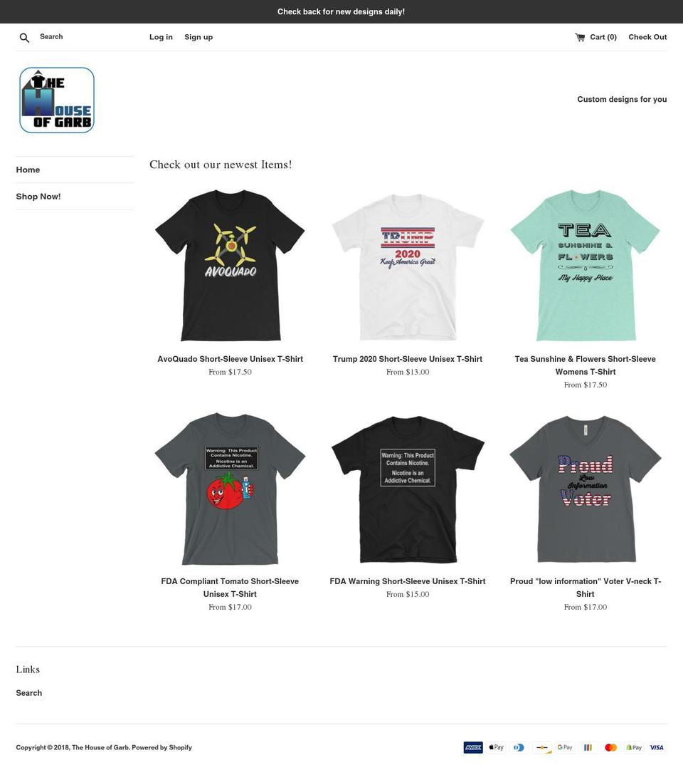 360vapors.com — Shopify storefront screenshot