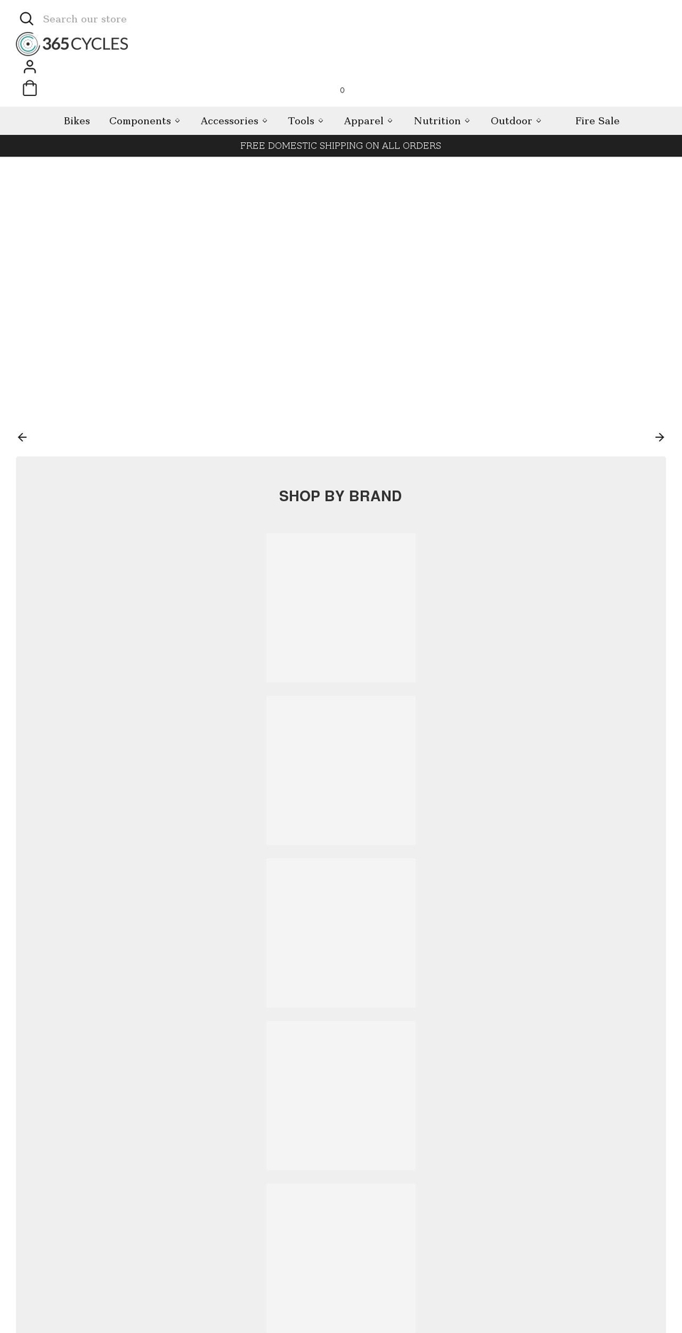 365cycles.com shopify website screenshot