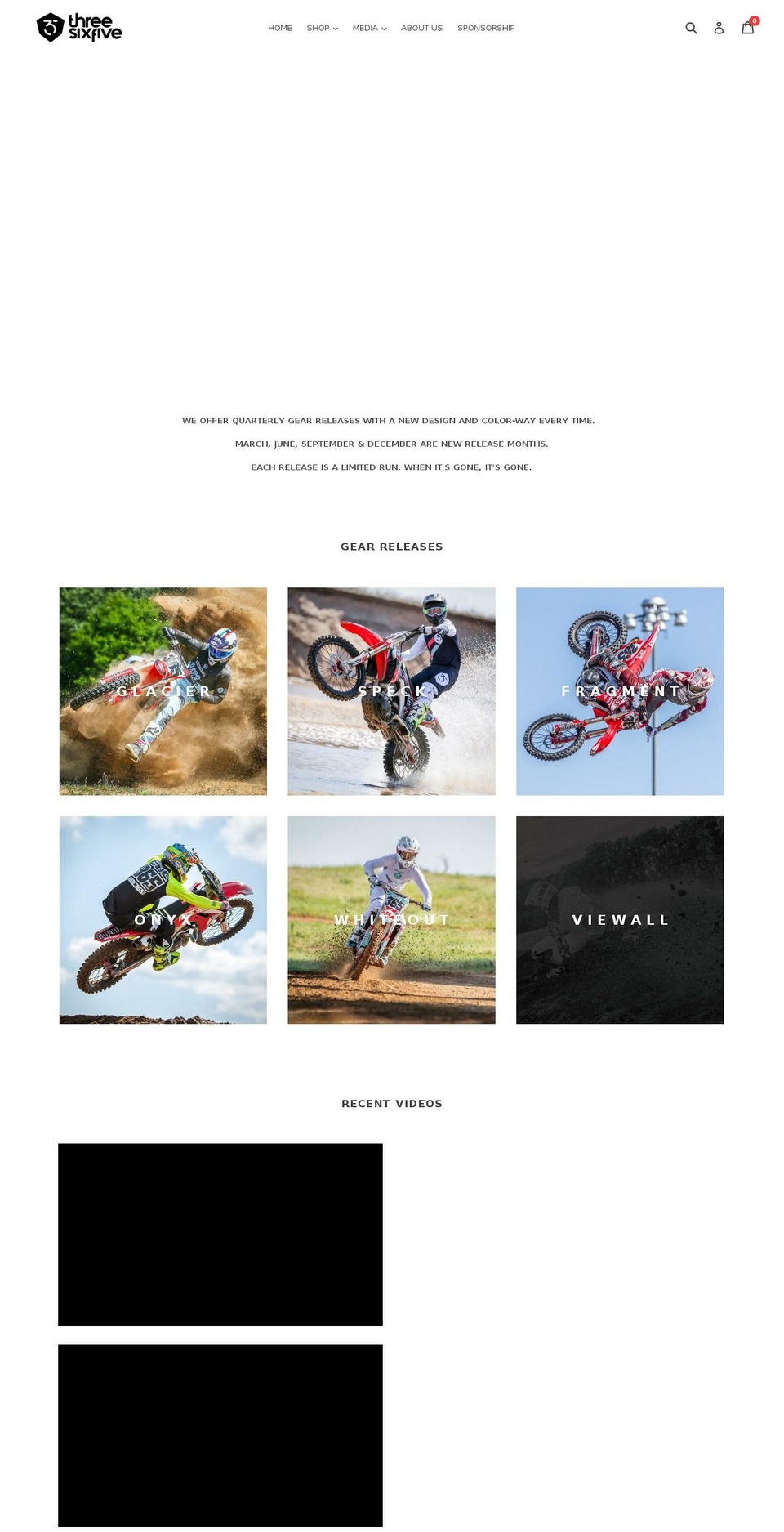365official.com shopify website screenshot