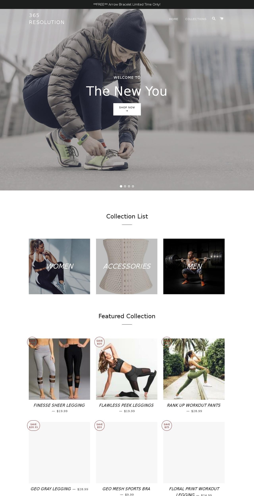 365resolution.com — Shopify storefront screenshot