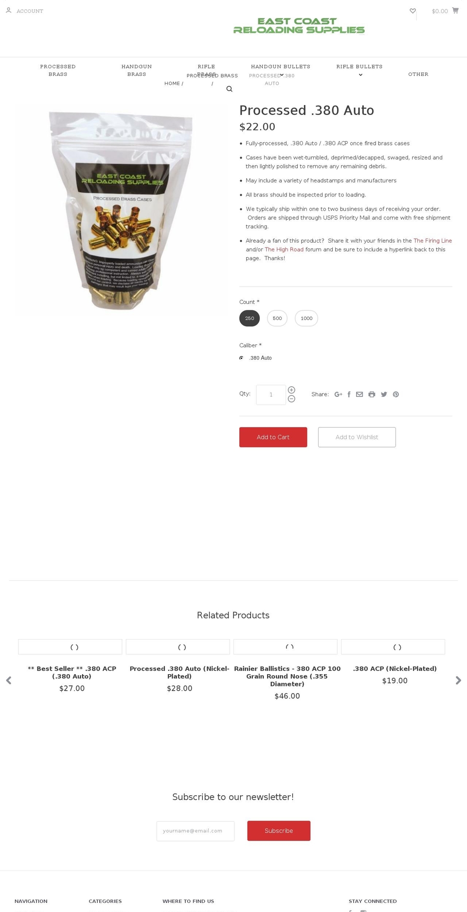 Mobila Shopify theme site example 380brass.com