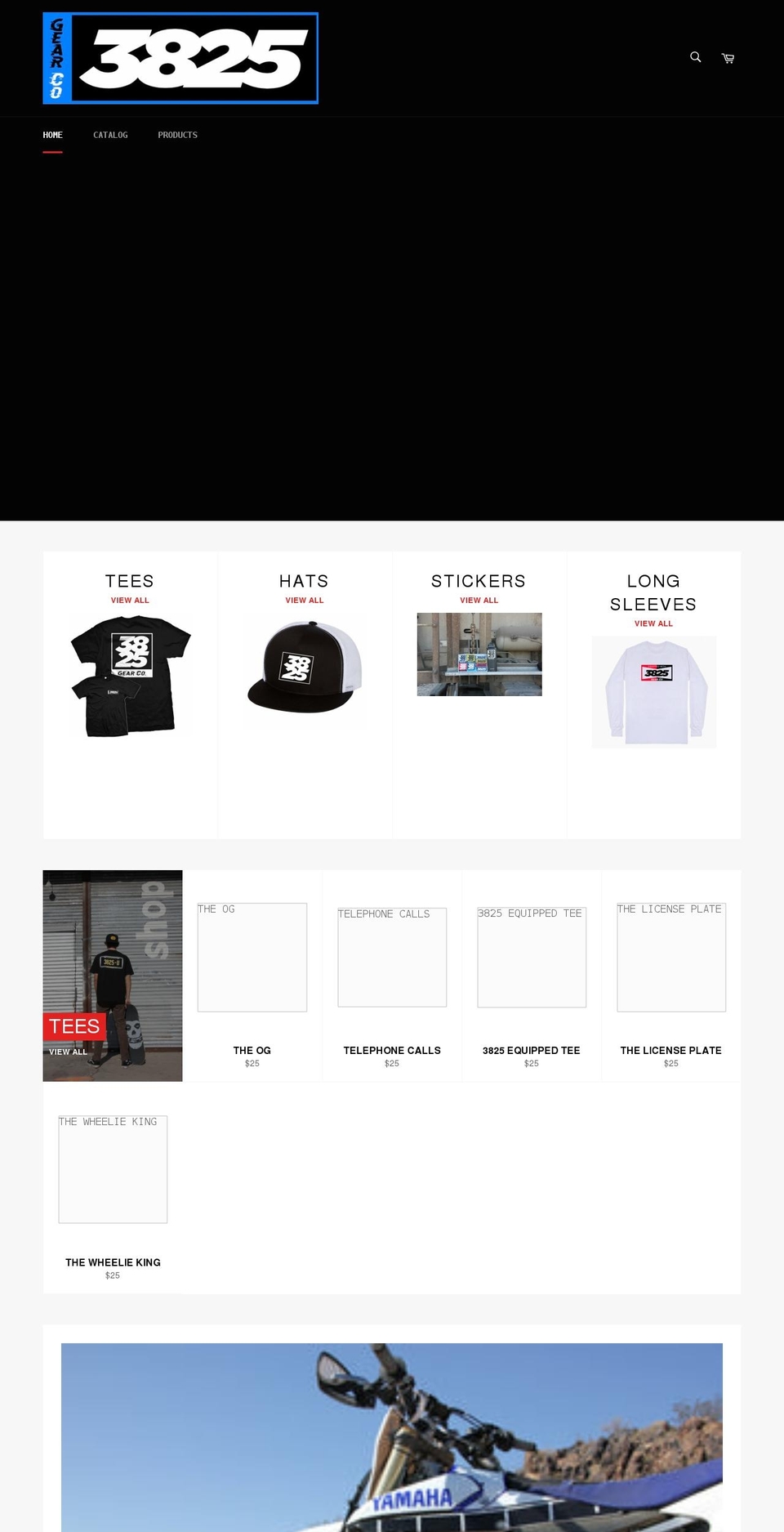 3825gearco.com shopify website screenshot