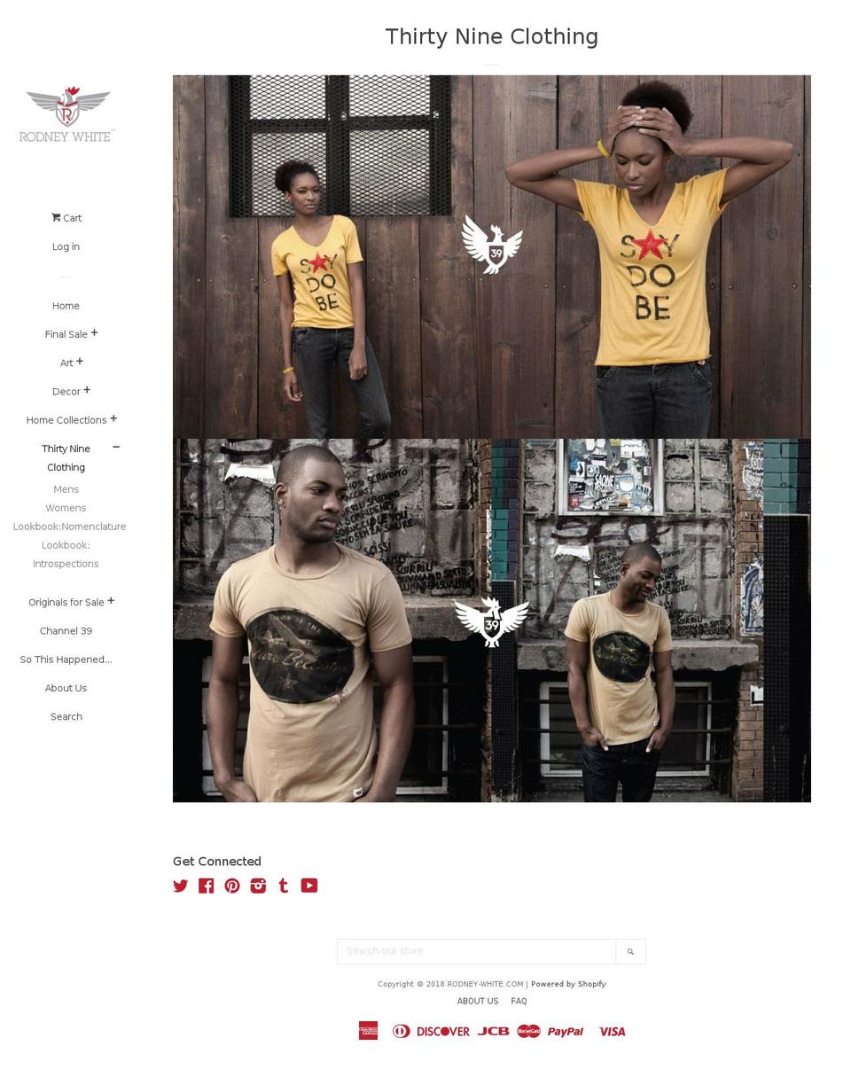 Pop with infinite scrolling Shopify theme site example 39clothing.com