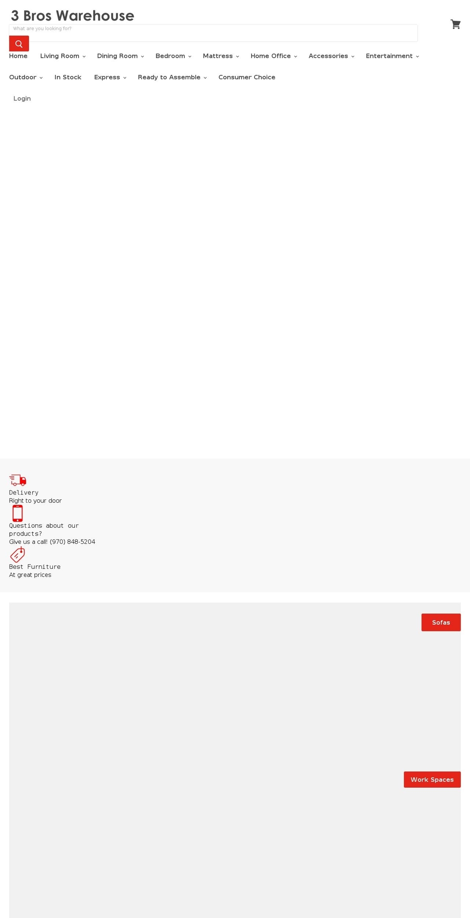 3broswarehouse.com shopify website screenshot