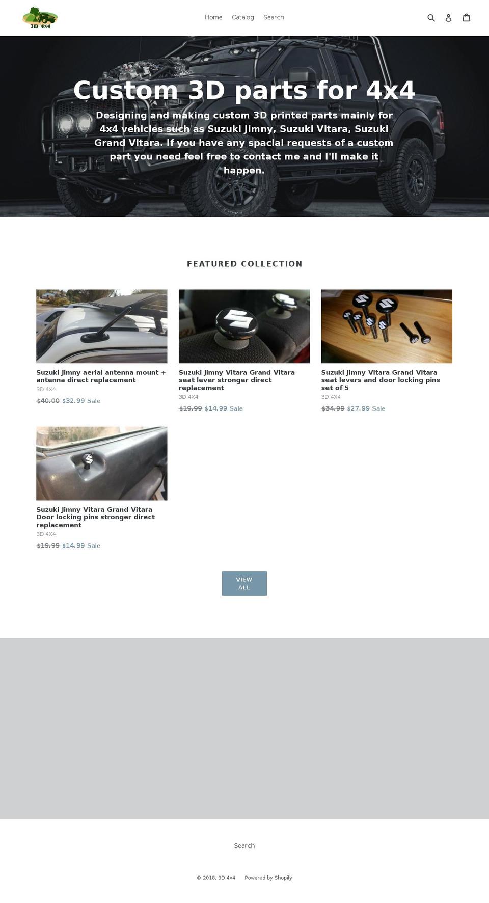 3d-4x4.com — Shopify storefront screenshot