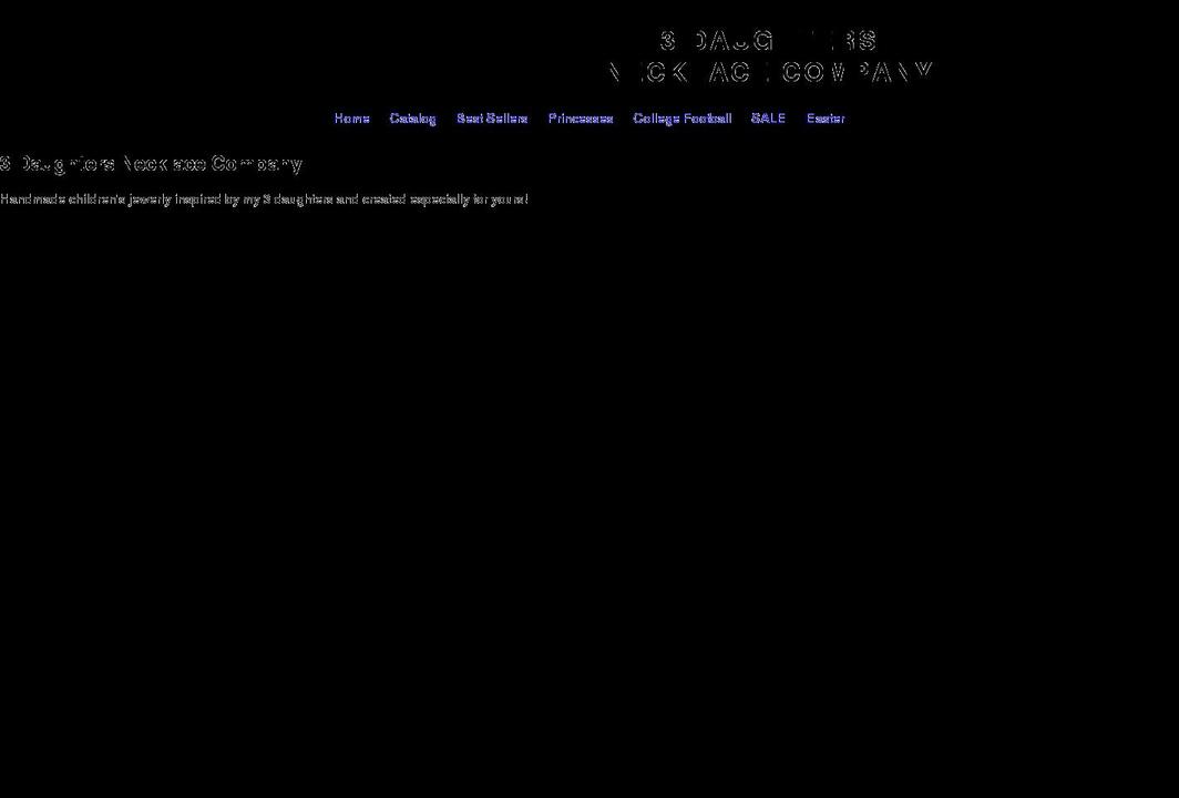 3daughtersnecklacecompany.com shopify website screenshot