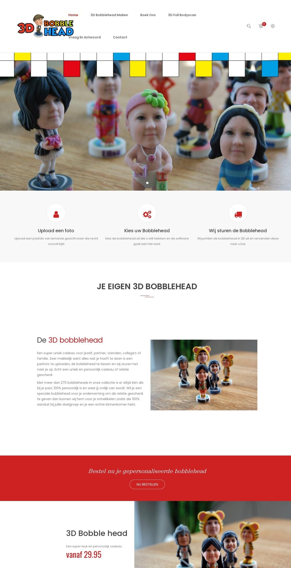 3dbobbleshop.nl shopify website screenshot