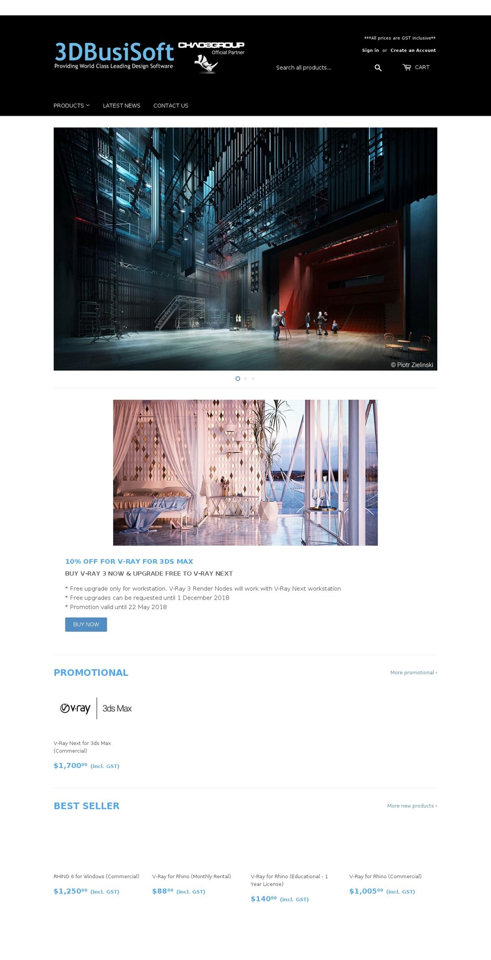 3dbusisoft.com — Shopify storefront screenshot
