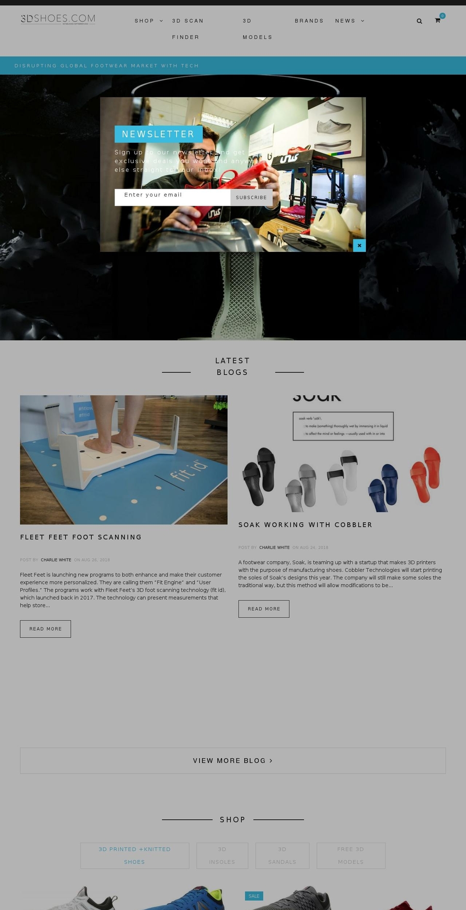 bazien-layout-1 Shopify theme site example 3dcleat.com