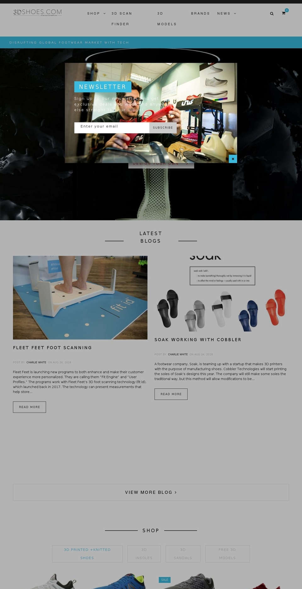 bazien-layout-1 Shopify theme site example 3dclimbingshoes.com