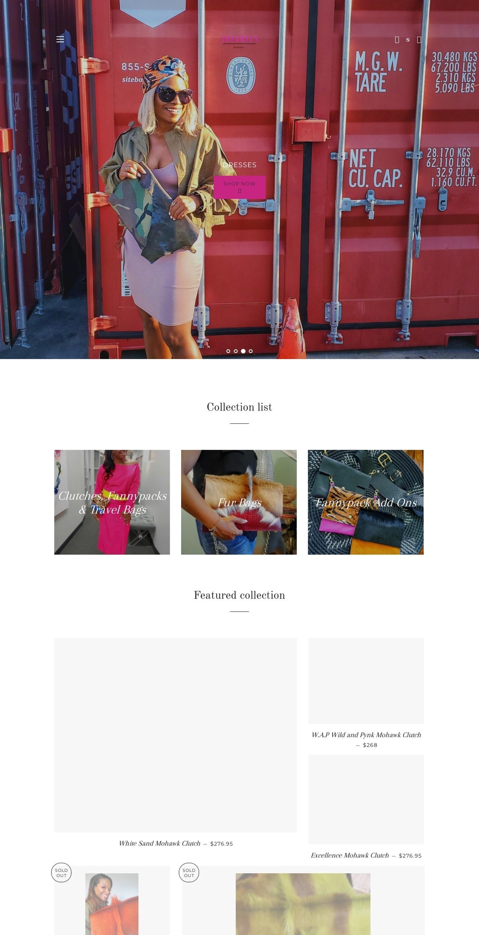 3degreesrunway.com — Shopify storefront screenshot