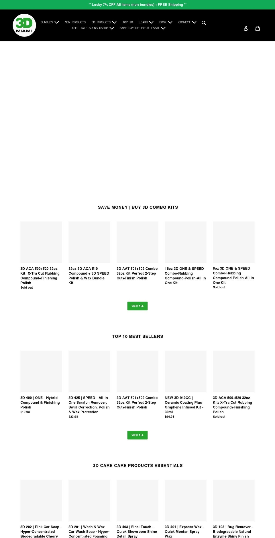 3dfloridagroup.com shopify website screenshot