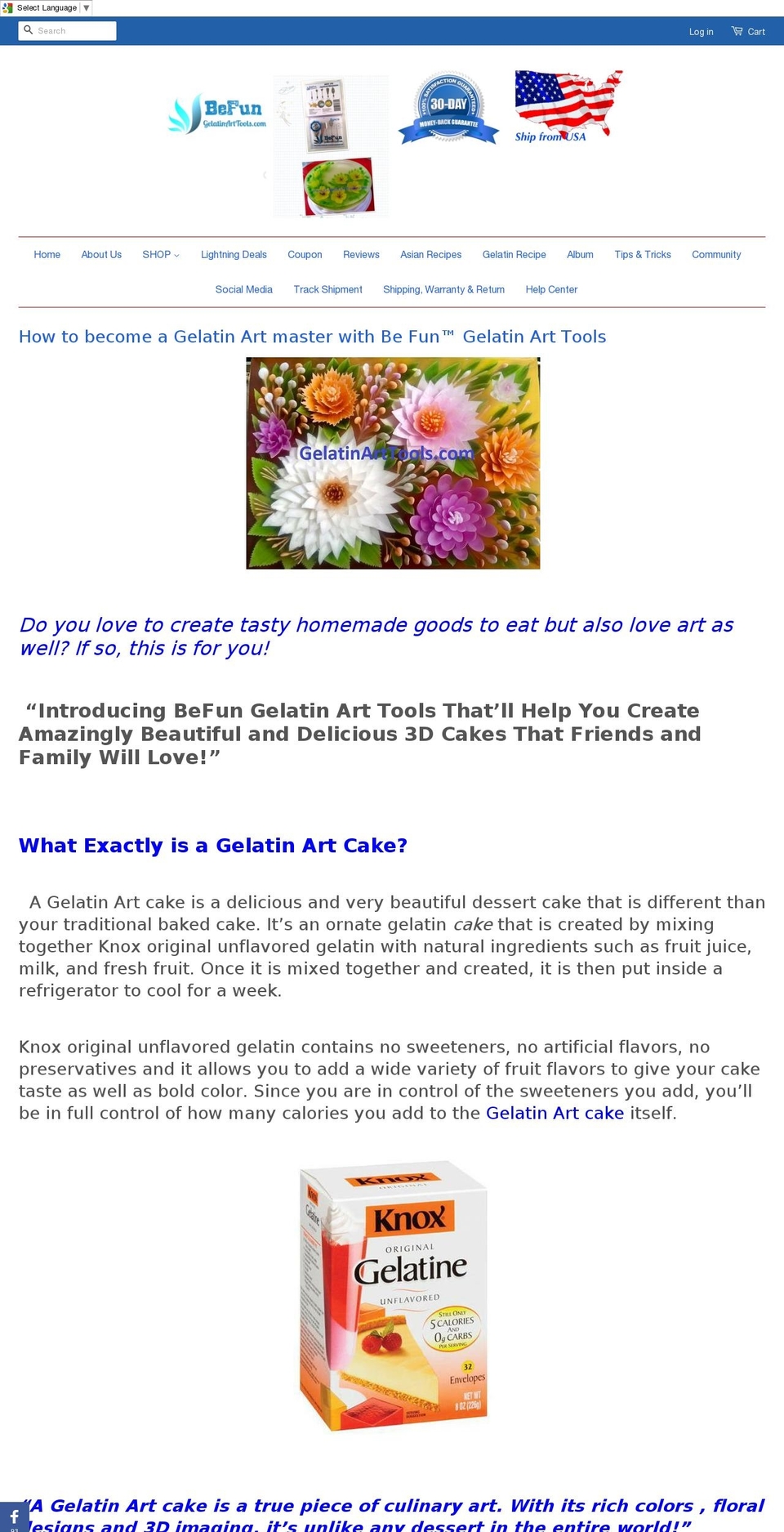 3djellycake.com shopify website screenshot