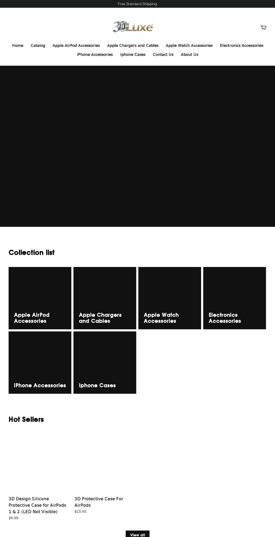 3dluxe.com shopify website screenshot