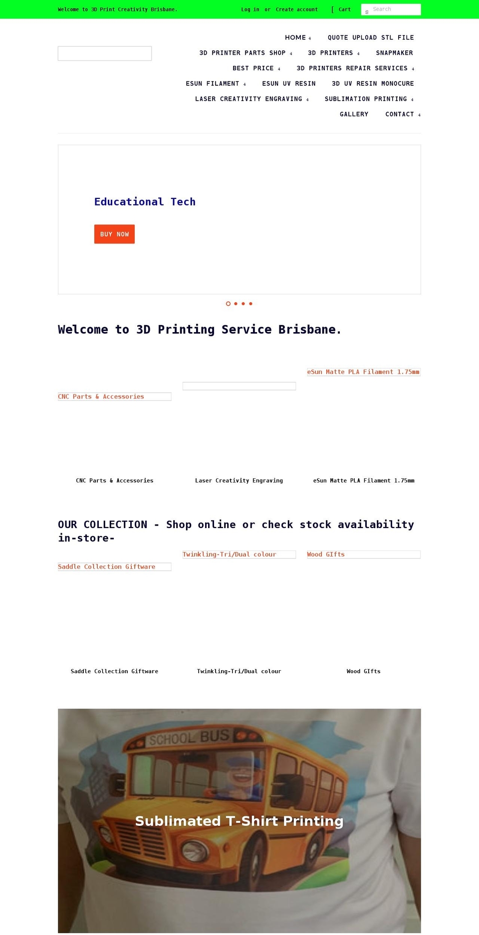 Thriftizer Edit Shopify theme site example 3dprintcreativity.com.au