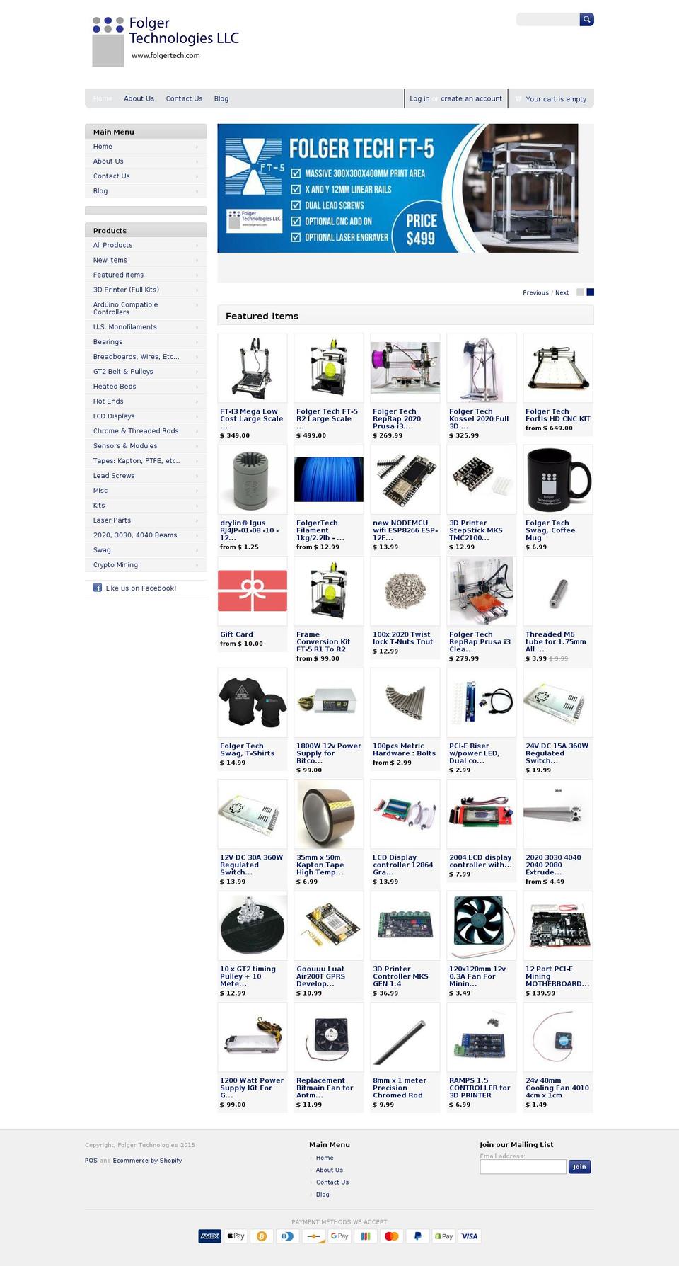 3dprintingnh.com — Shopify storefront screenshot