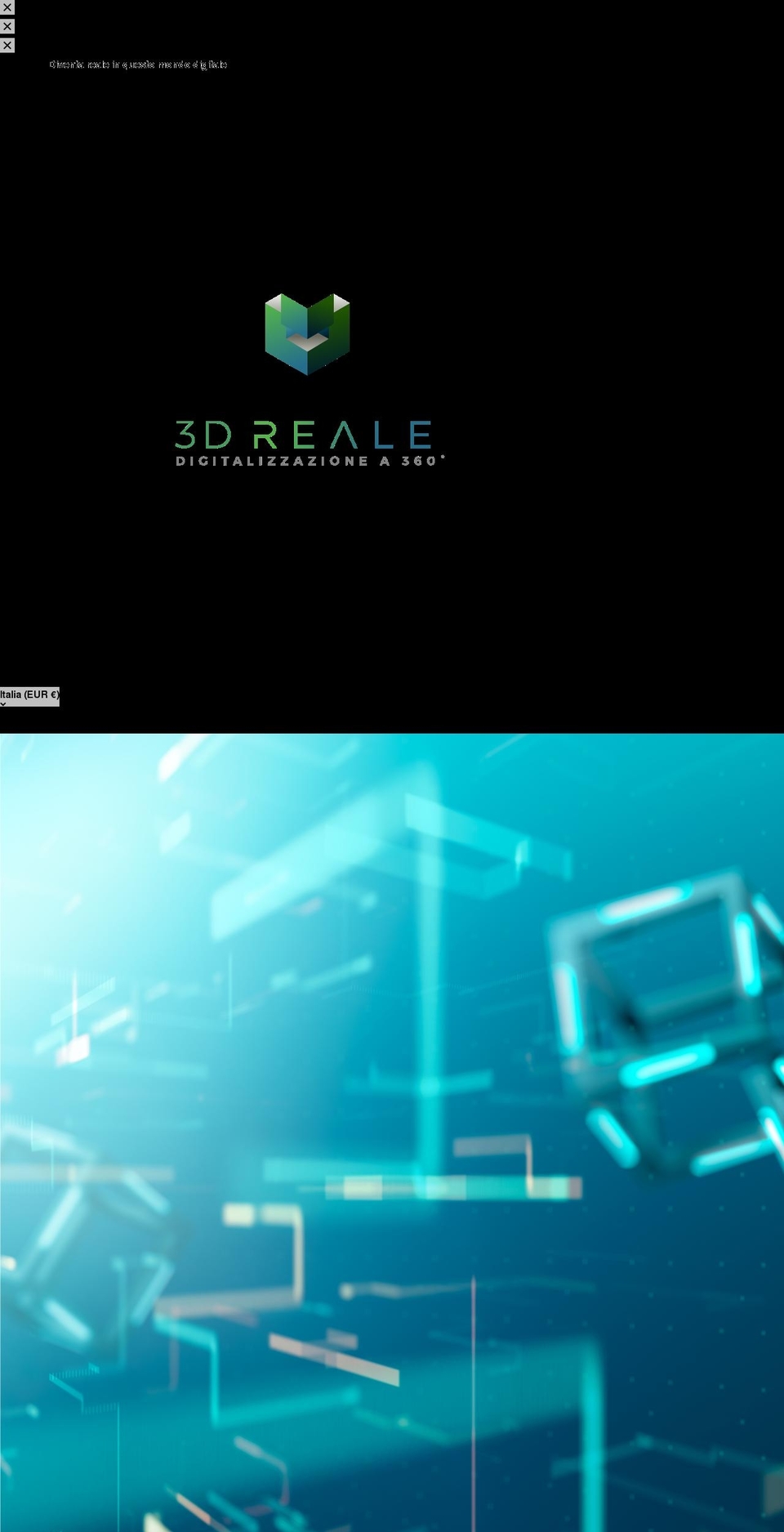 3dreale.com shopify website screenshot