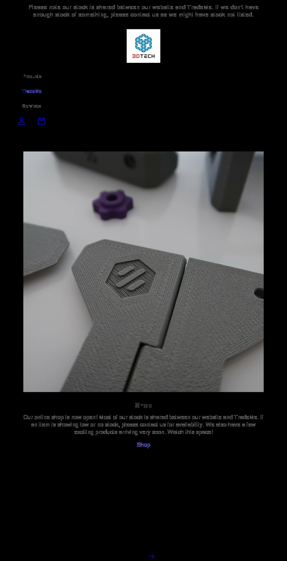 3dtech.co.nz shopify website screenshot