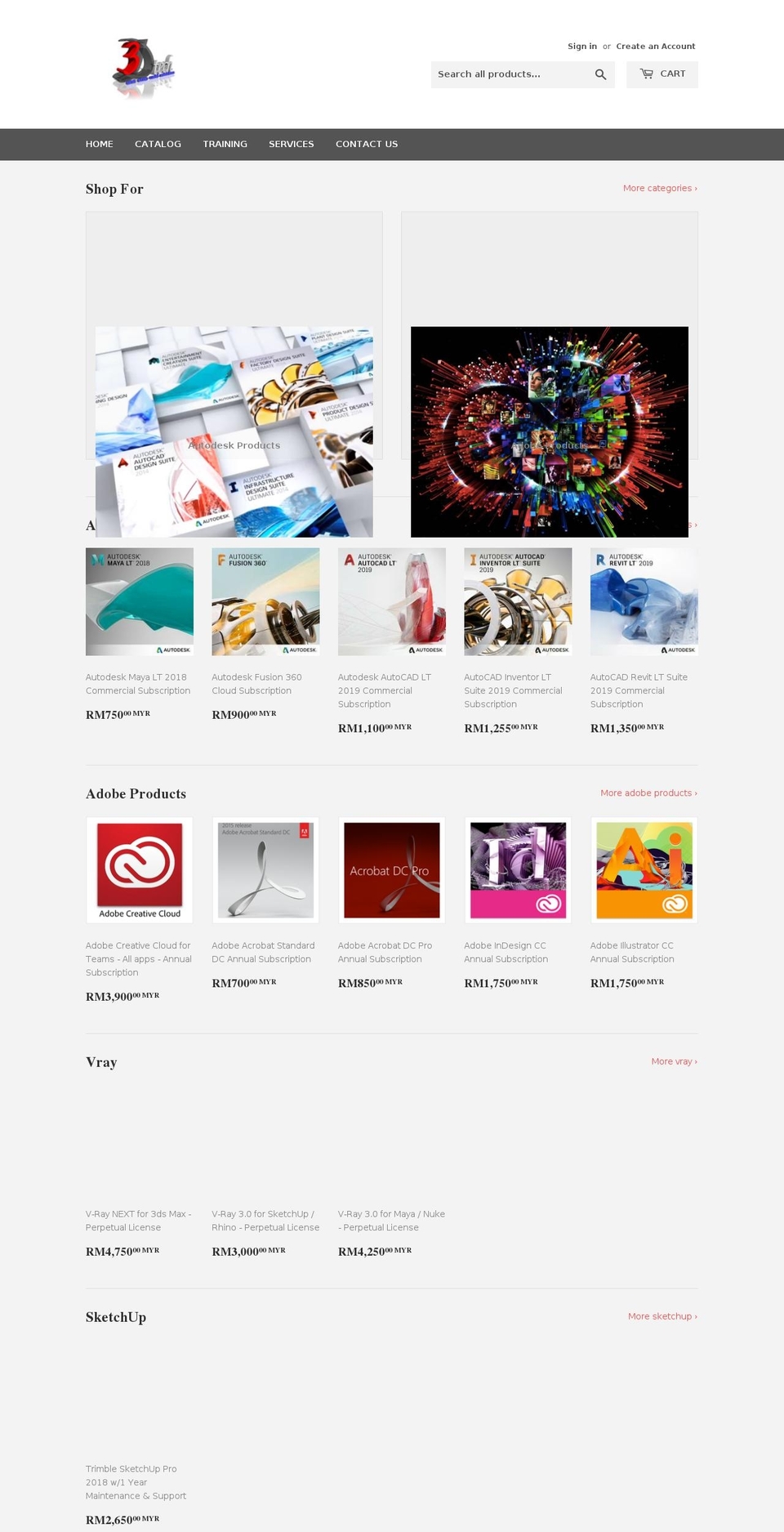 3dtechstore.com shopify website screenshot