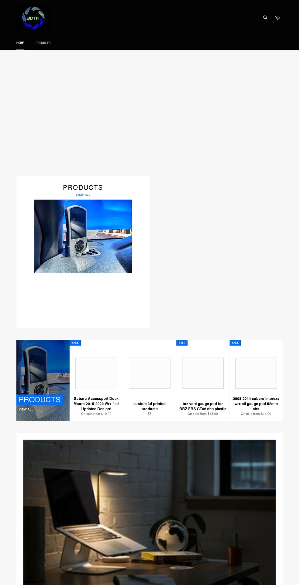 3dtn.net shopify website screenshot
