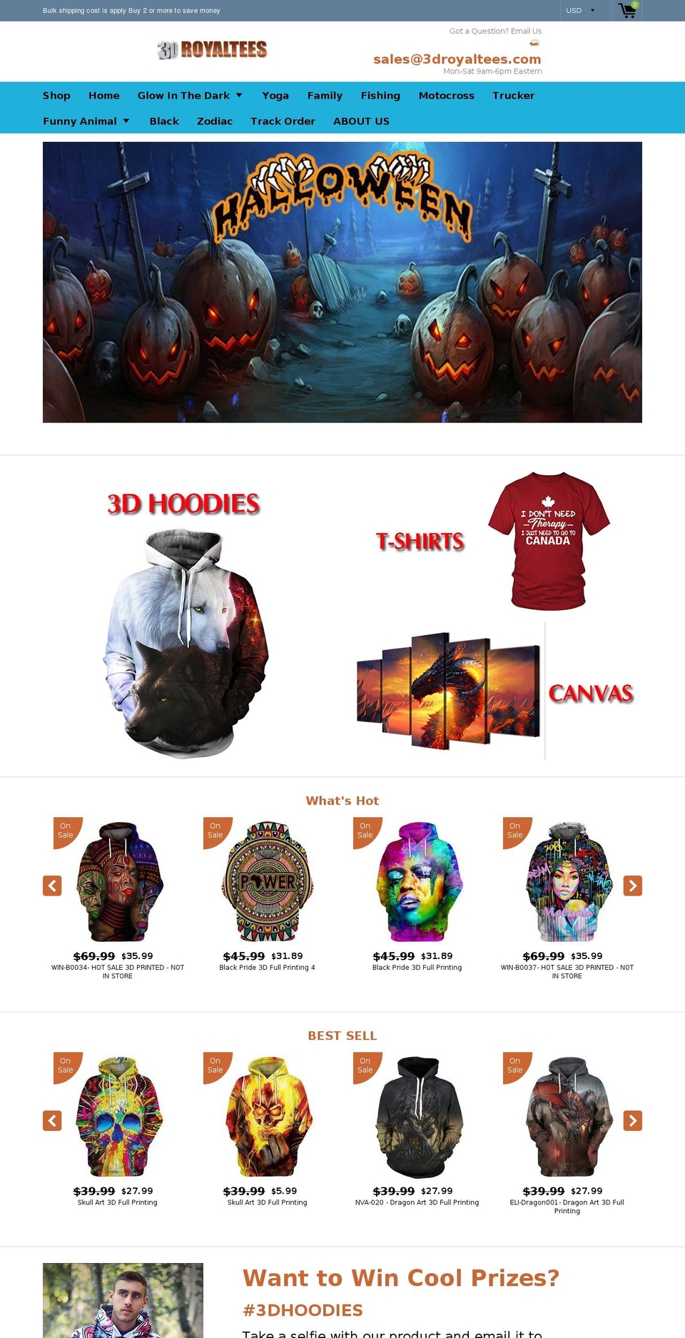 3dzing.com — Shopify storefront screenshot