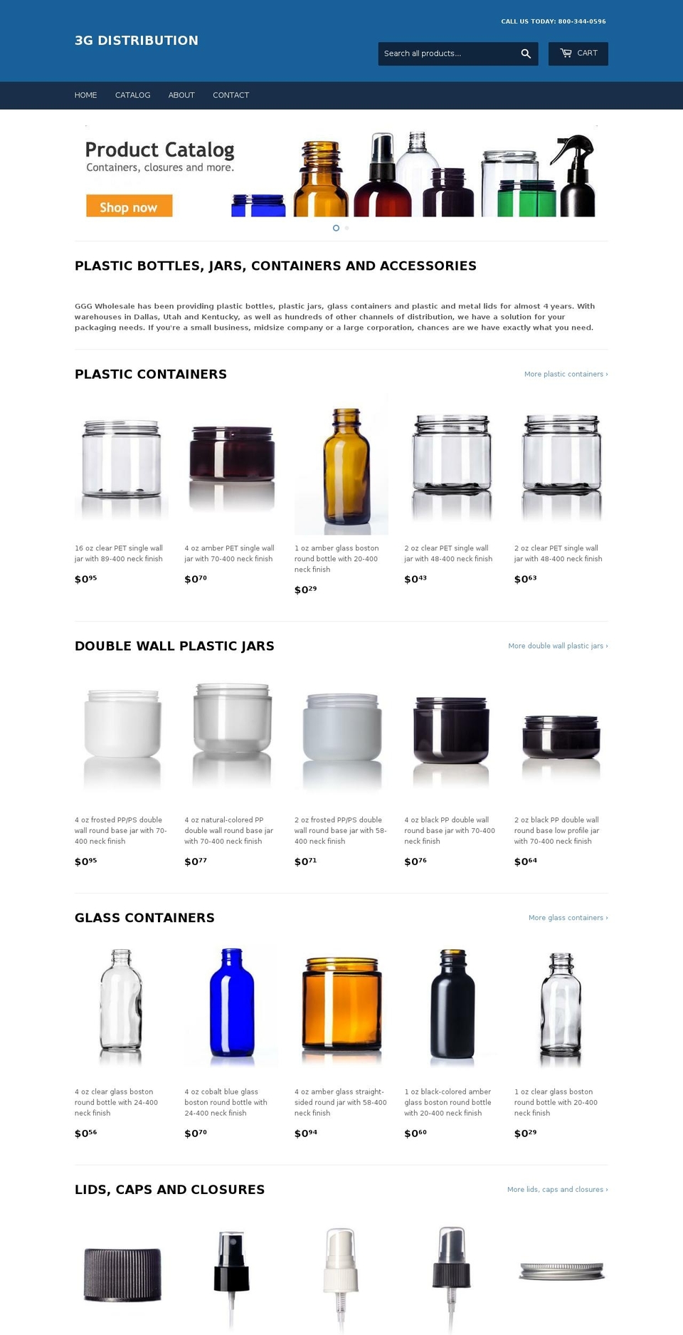 3gdistribution.net shopify website screenshot