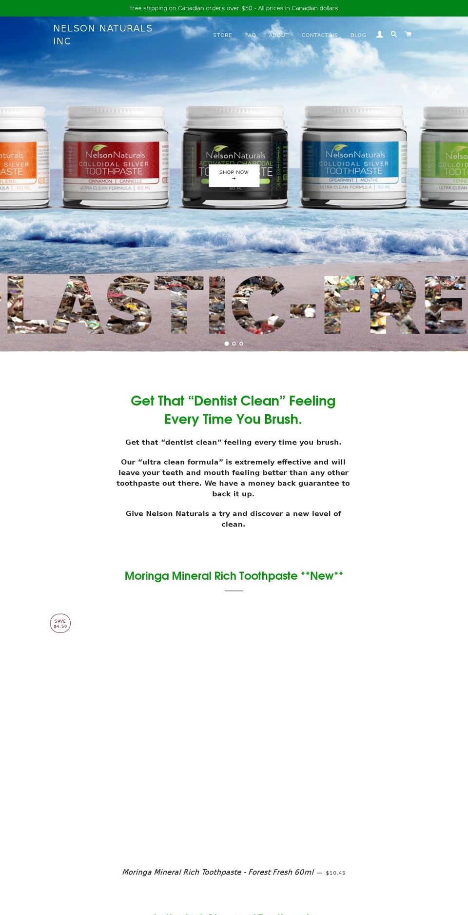 3kingstoothpaste.com — Shopify storefront screenshot