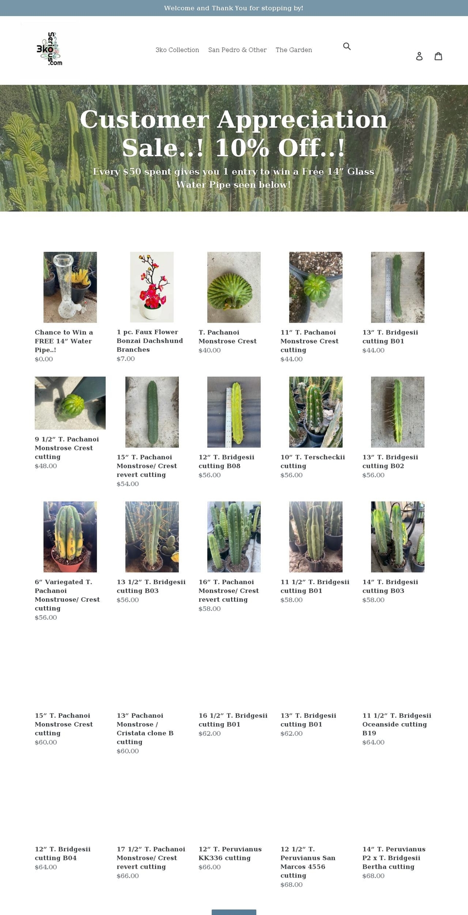 3koserious.com shopify website screenshot