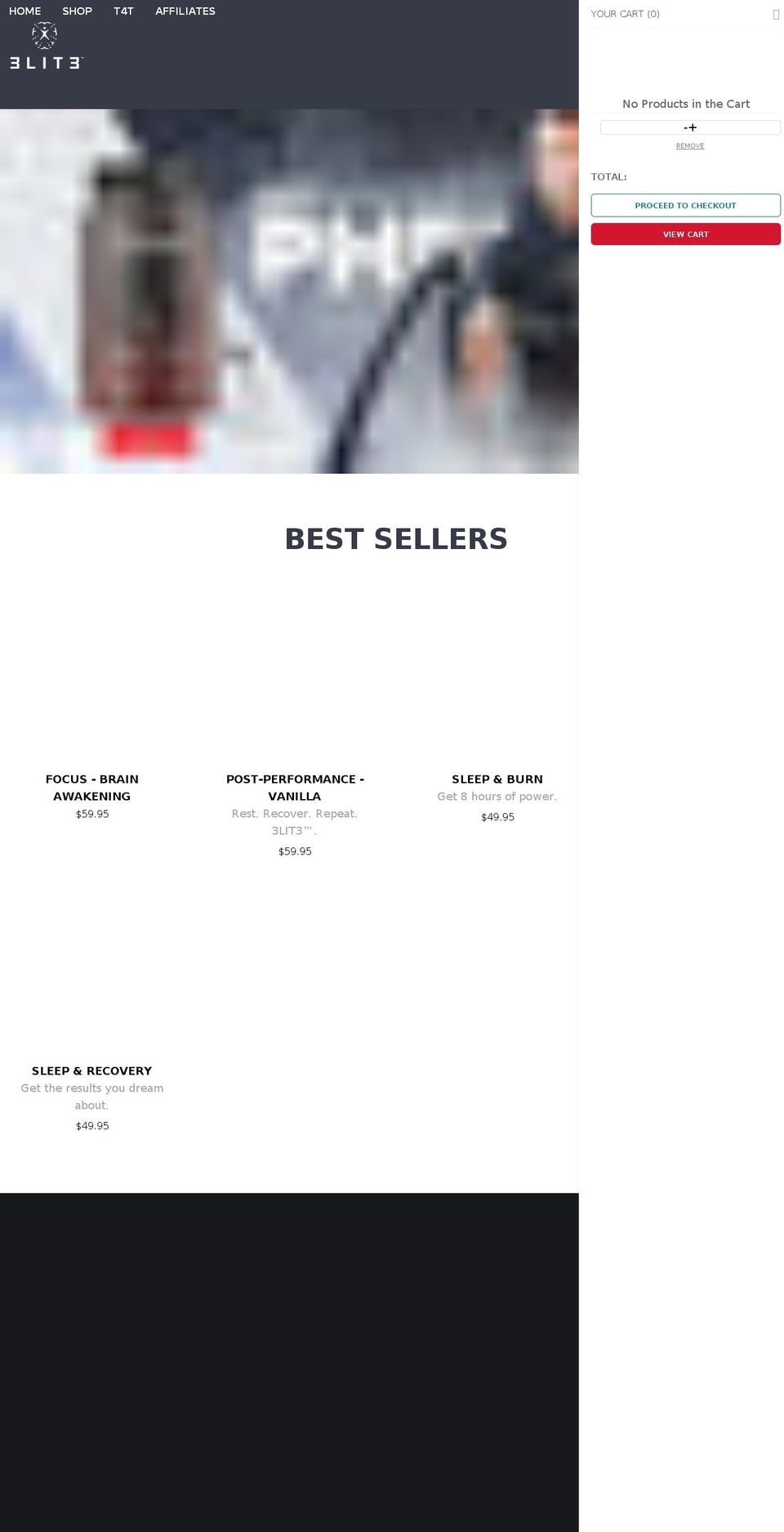 3lit3.com shopify website screenshot