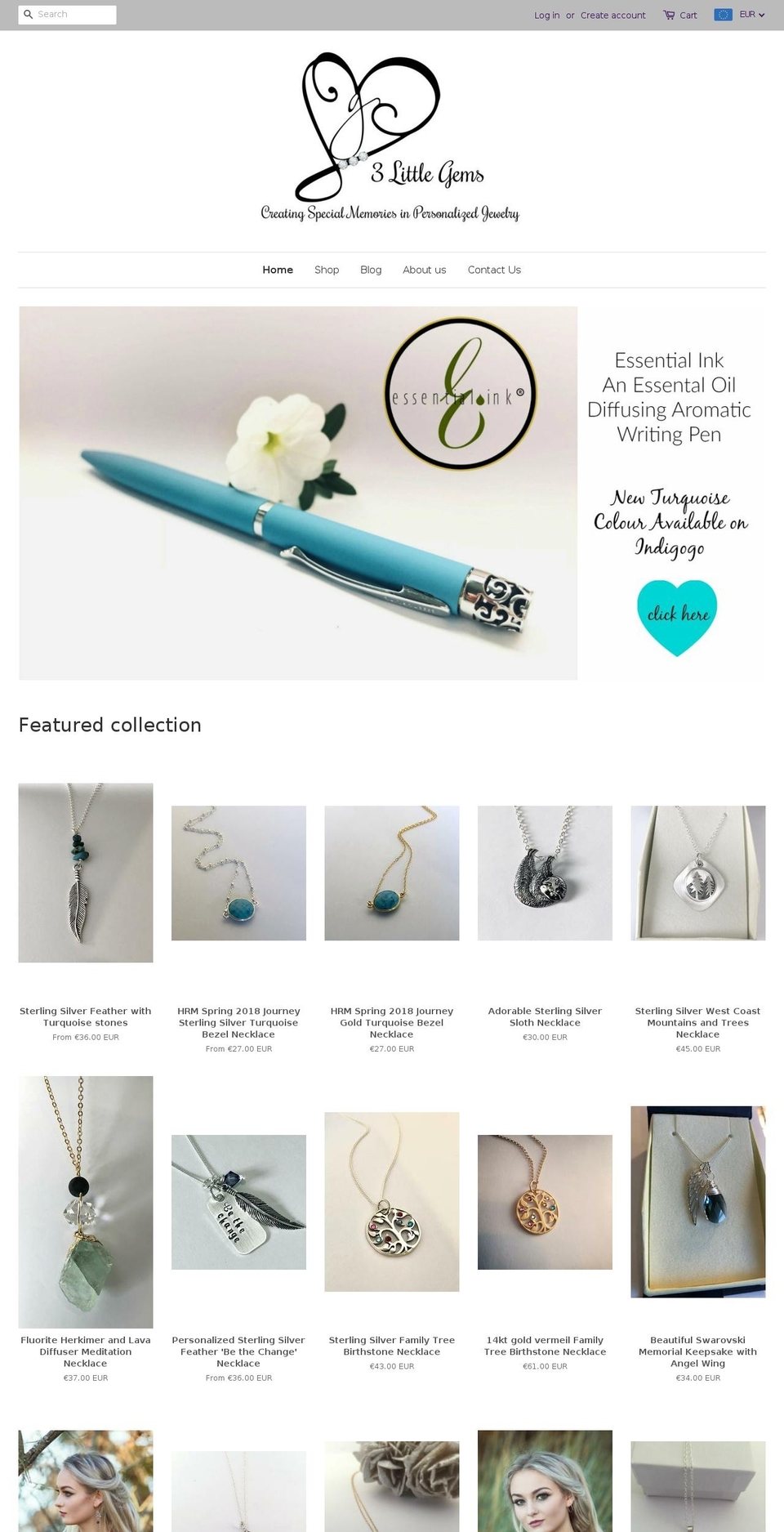 3littlegems.ca shopify website screenshot