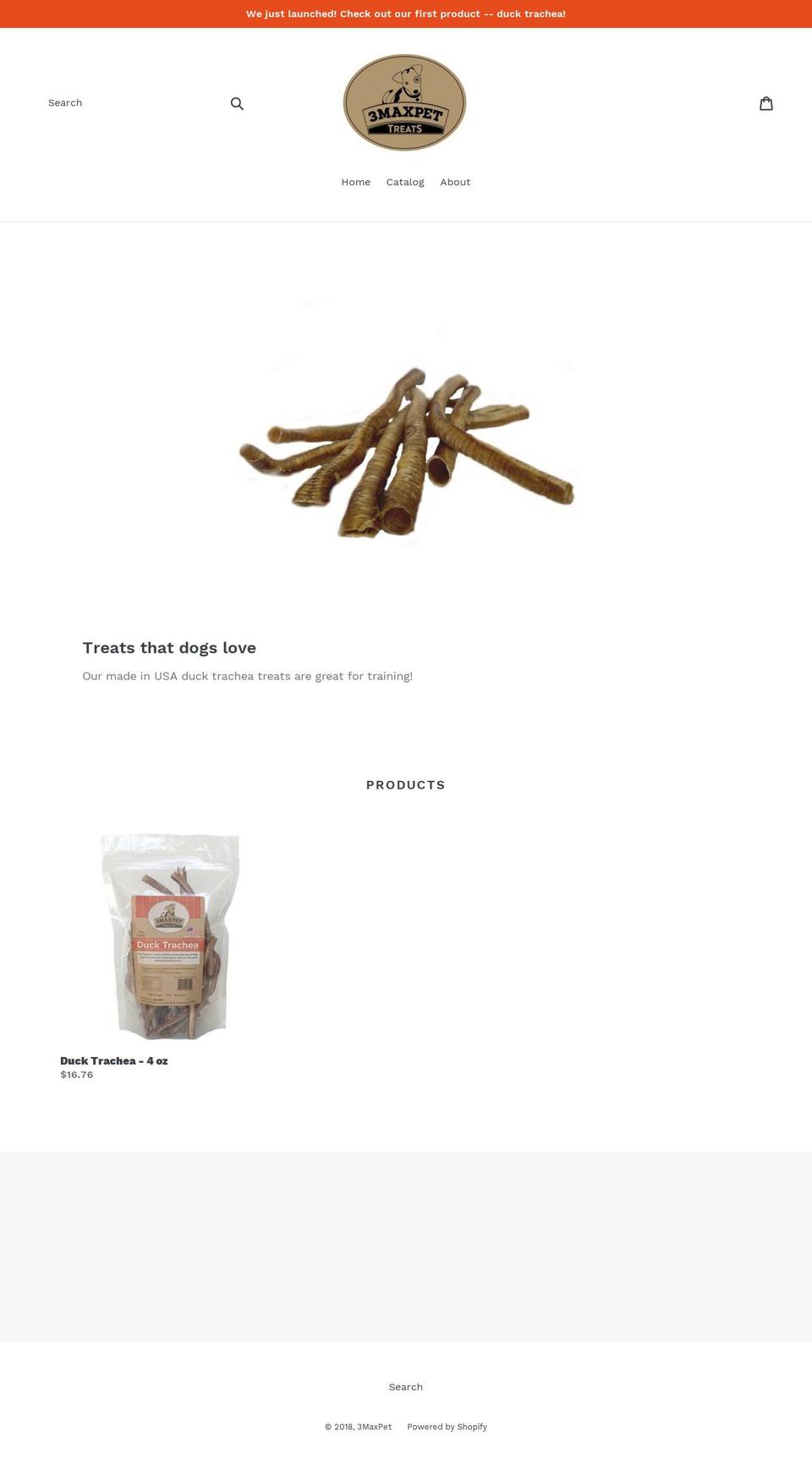 3maxpet.com shopify website screenshot