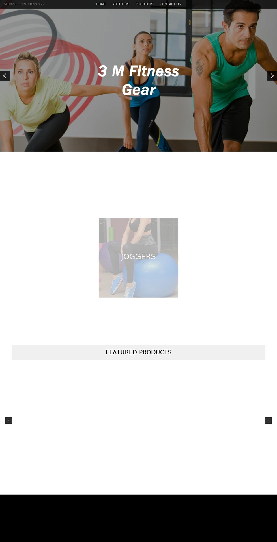 theme160 Shopify theme site example 3mfitnessgear.com