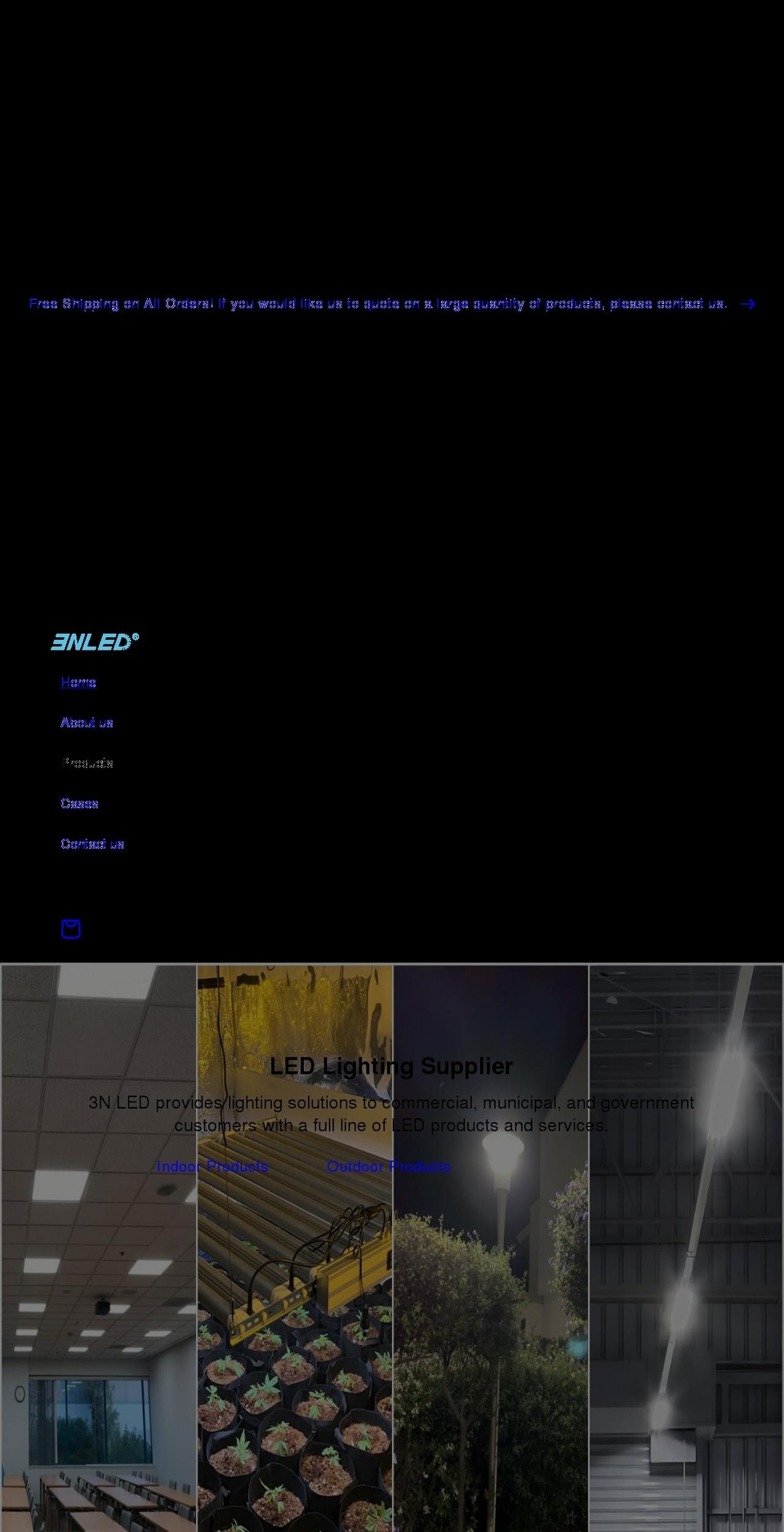 3nled.com shopify website screenshot