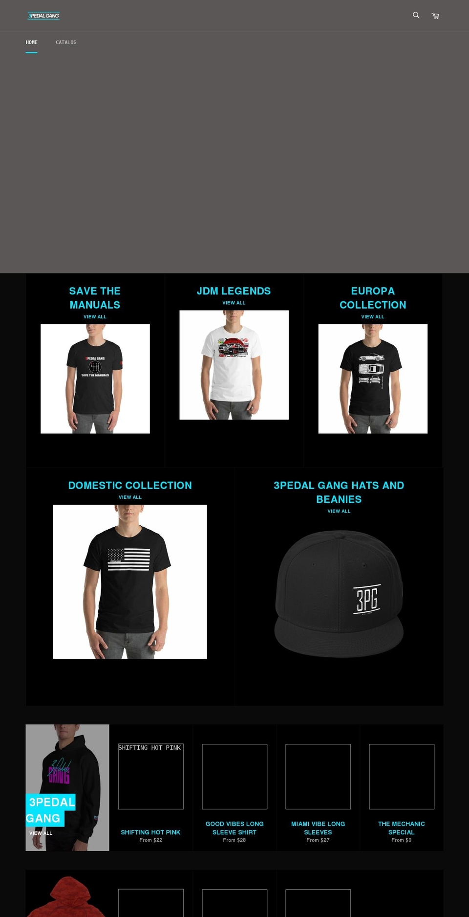 3pedalgang.com shopify website screenshot