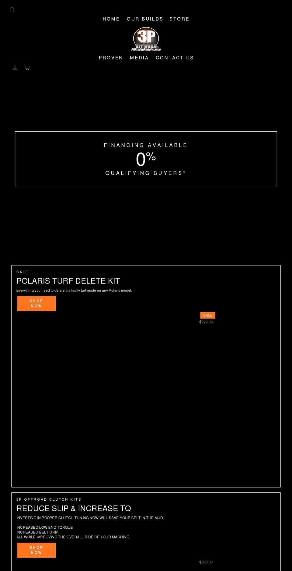 3poffroad.com shopify website screenshot