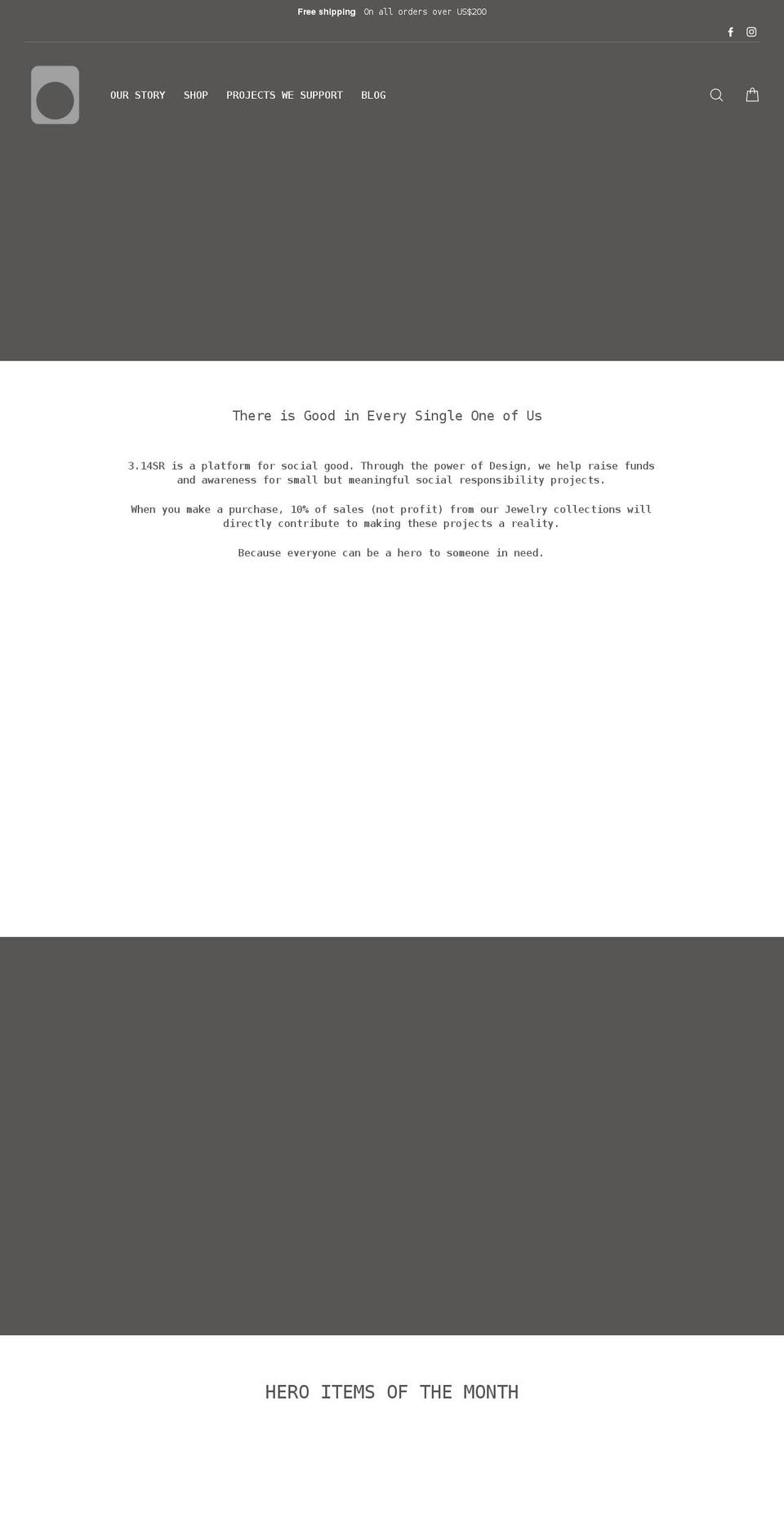 3point14sr.com — Shopify storefront screenshot