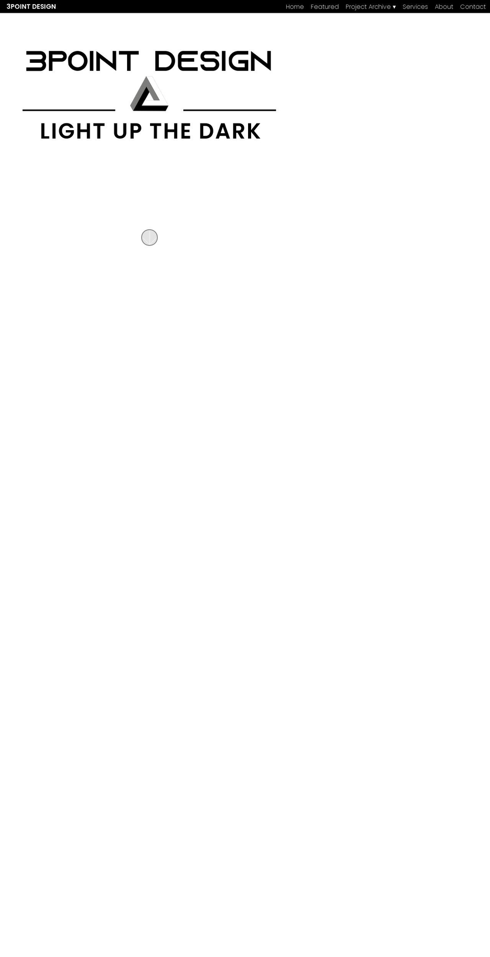 3pointdesign.net shopify website screenshot