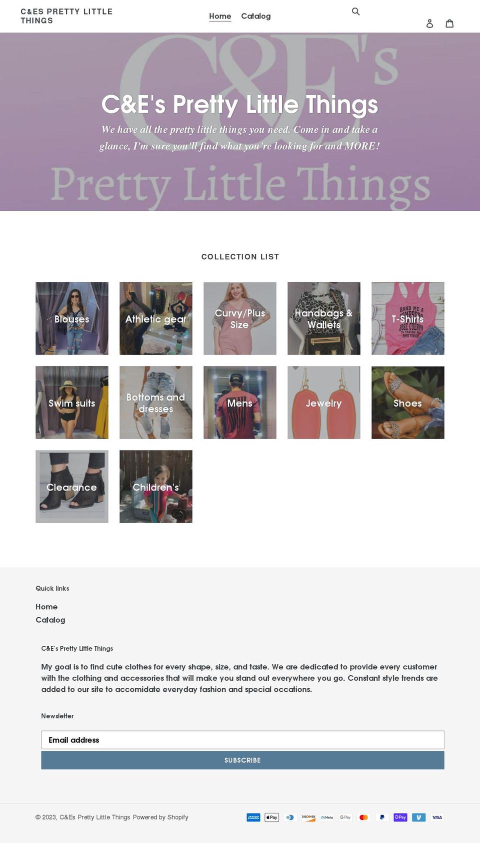 3prettyts.com shopify website screenshot