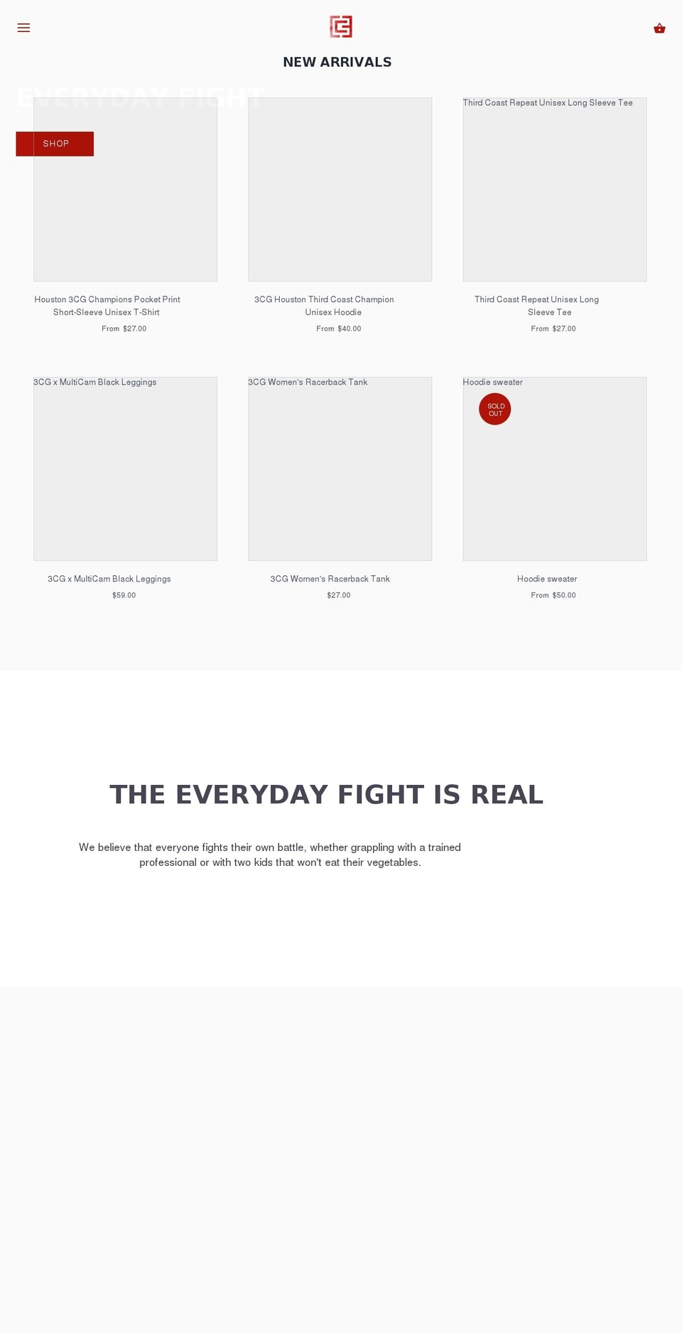 3rdcoastgrapplingshop.com shopify website screenshot