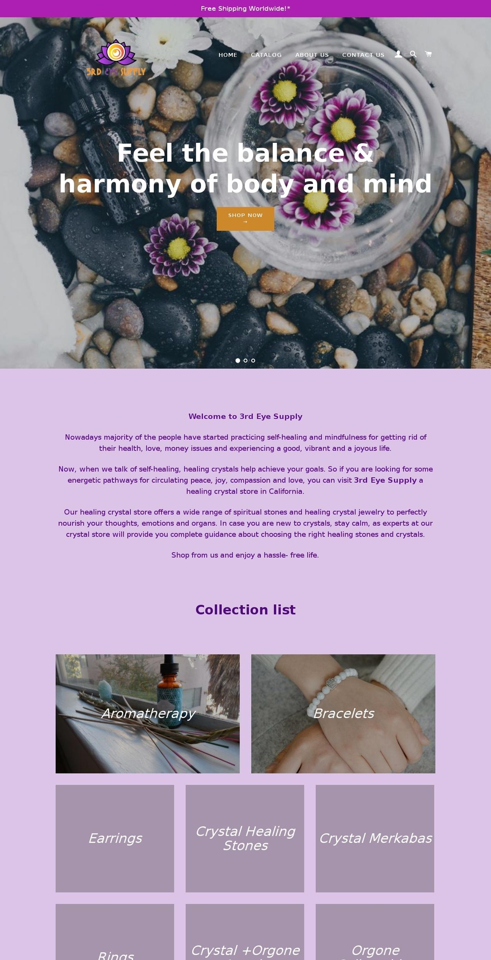 3rdeyesupply.com — Shopify storefront screenshot