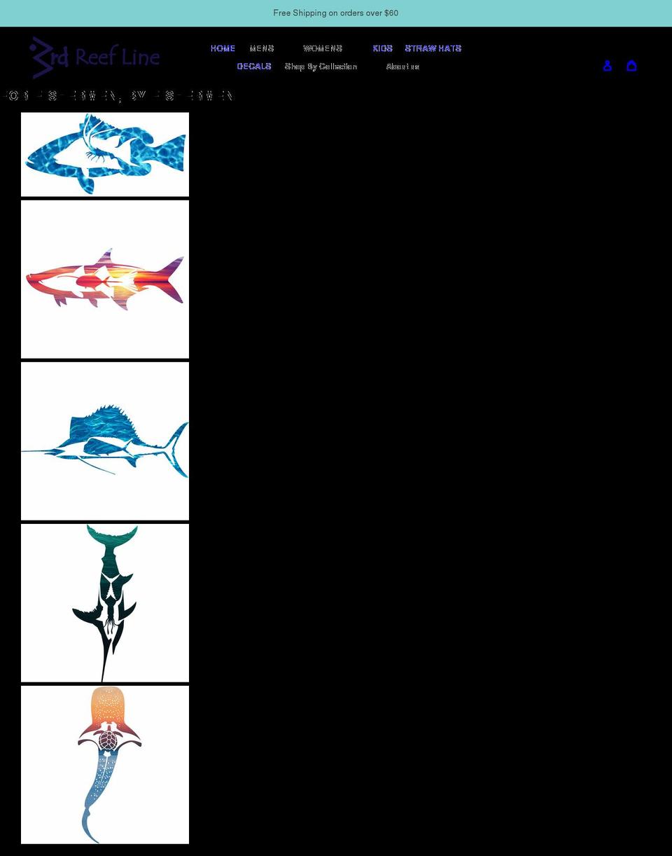 3rdreefline.com shopify website screenshot