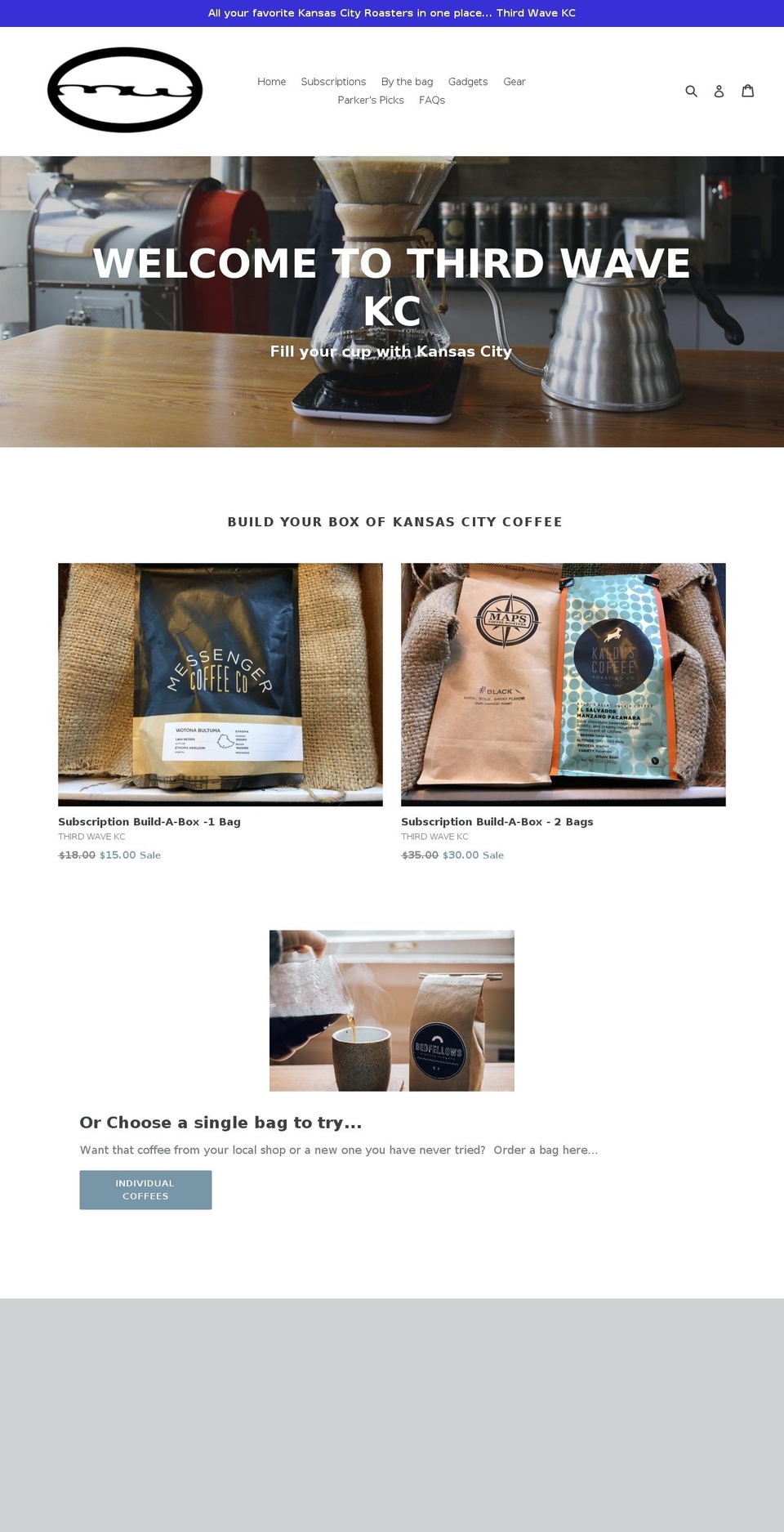 3rdwavekc.com — Shopify storefront screenshot
