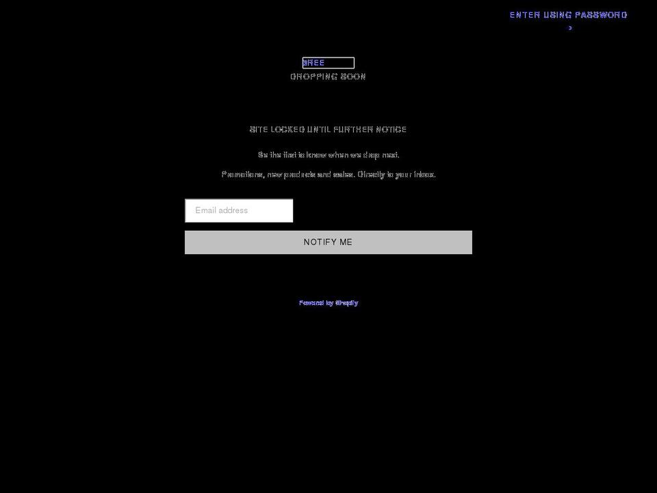 3ree-lll.com shopify website screenshot