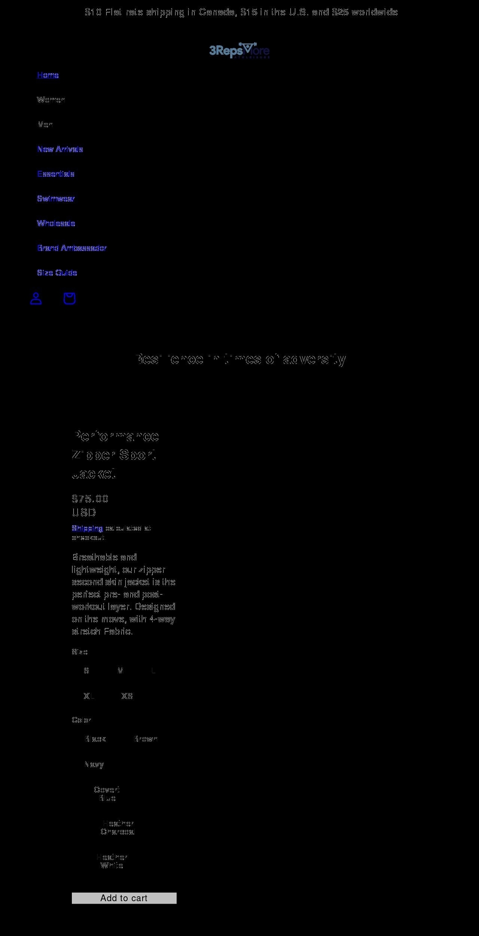 3repsmore.com shopify website screenshot