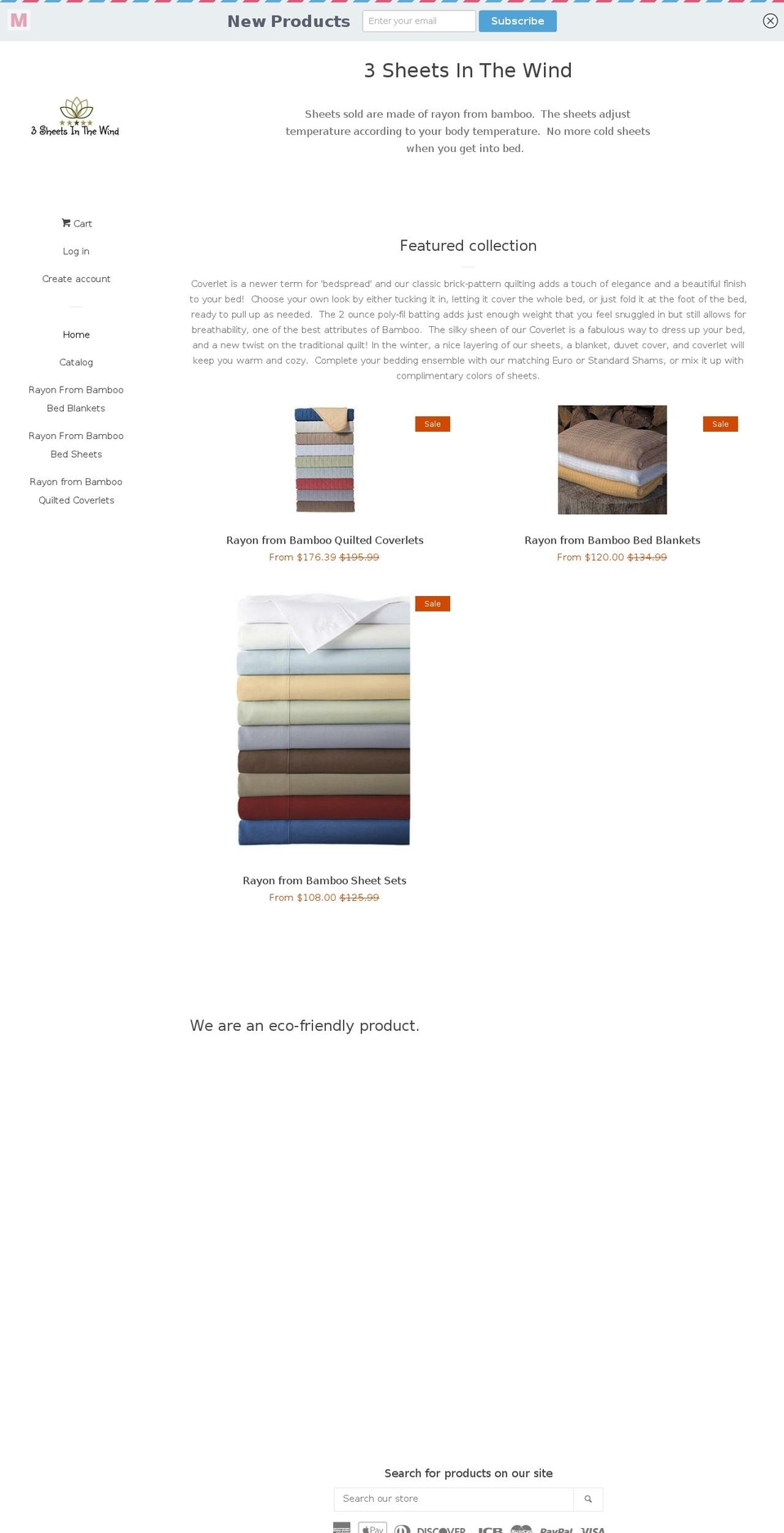 3sheets.biz shopify website screenshot