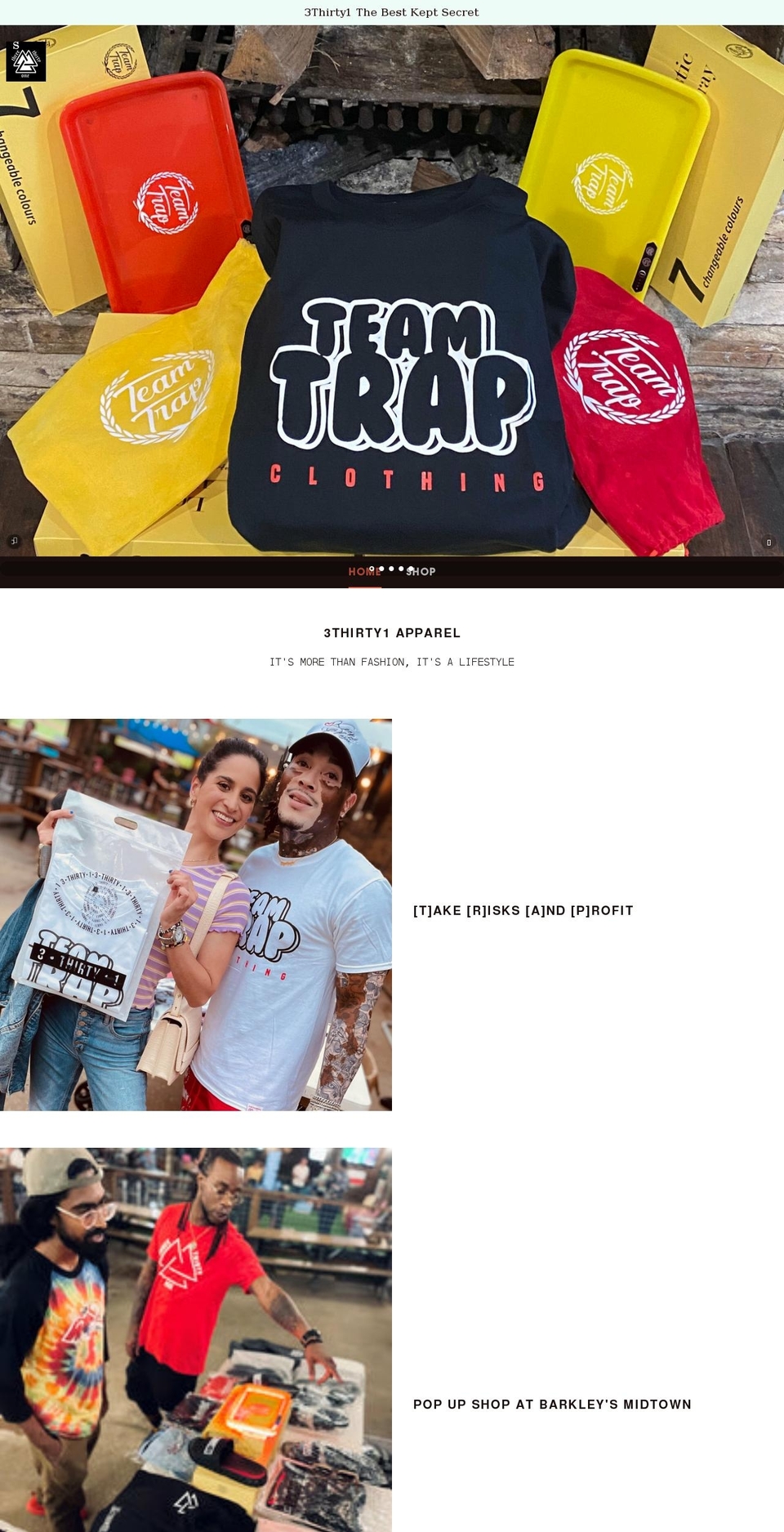 3thirty1global.com shopify website screenshot