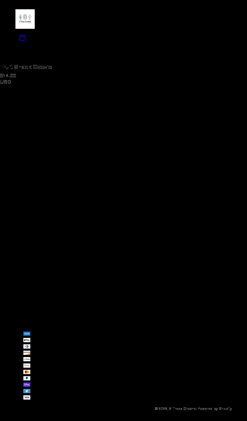3treescrochet.com shopify website screenshot