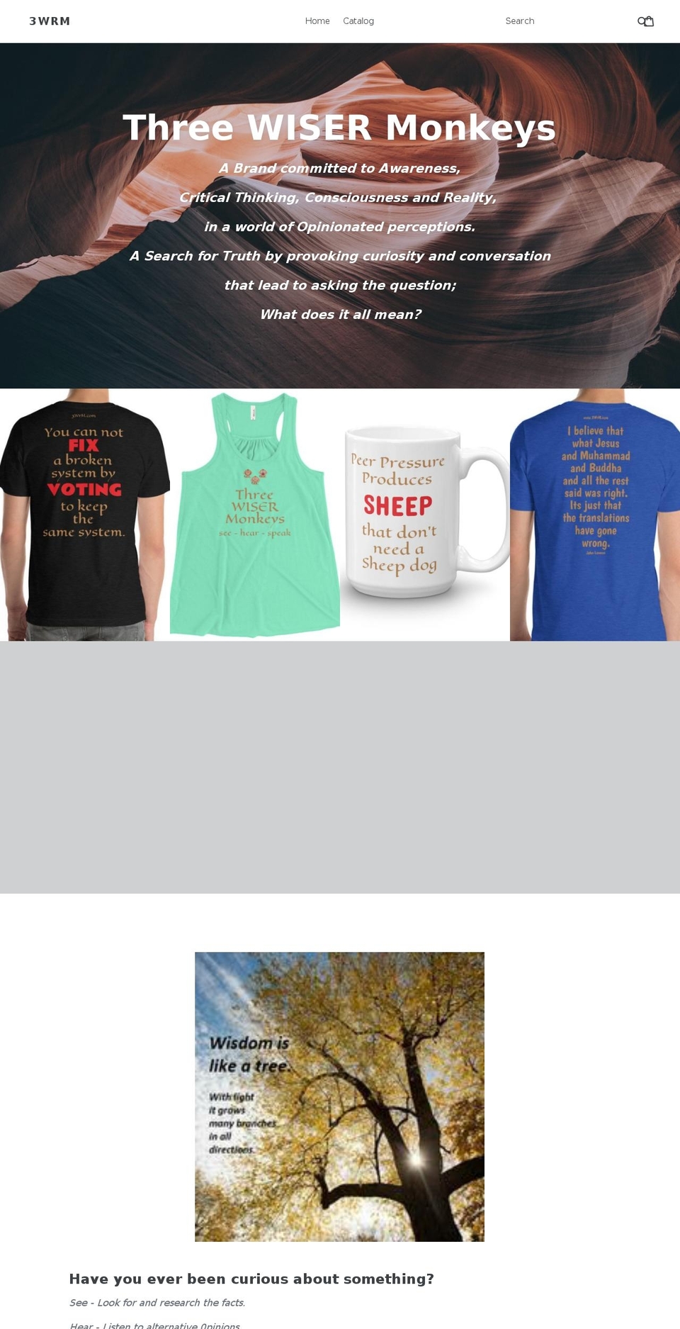3wrm.com — Shopify storefront screenshot