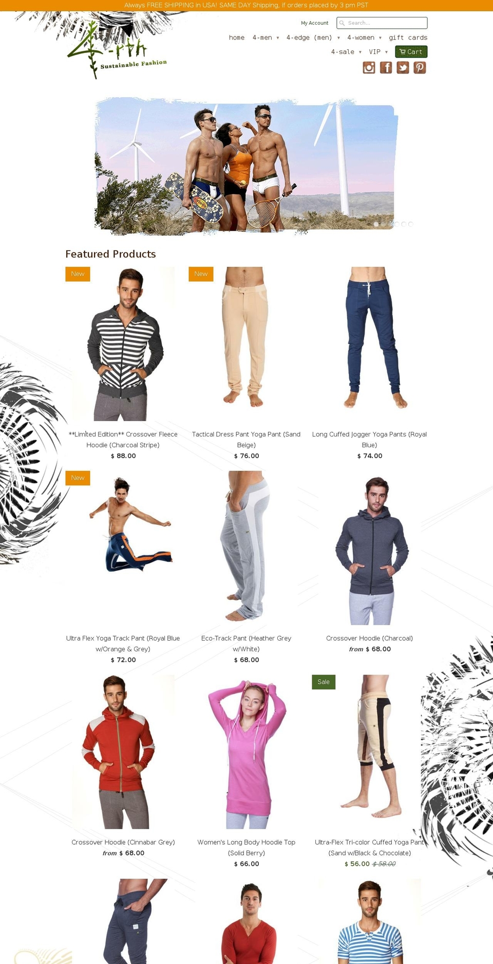 4-rth.com shopify website screenshot