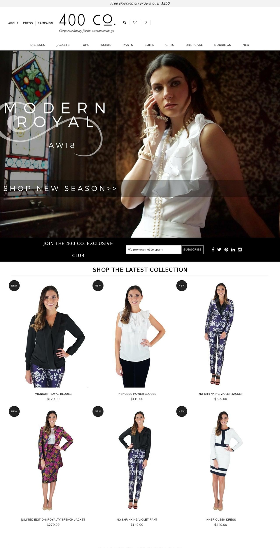 400co.com.au shopify website screenshot